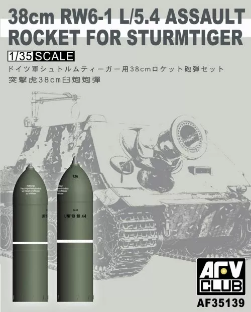 Afv Club - 38cm RW61 rocket set for Sturmtiger 